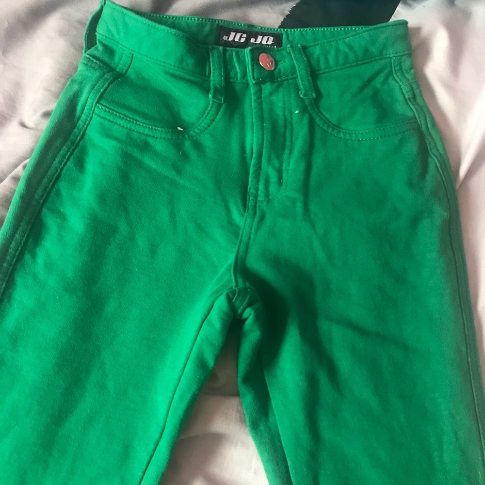 Green Jeggings